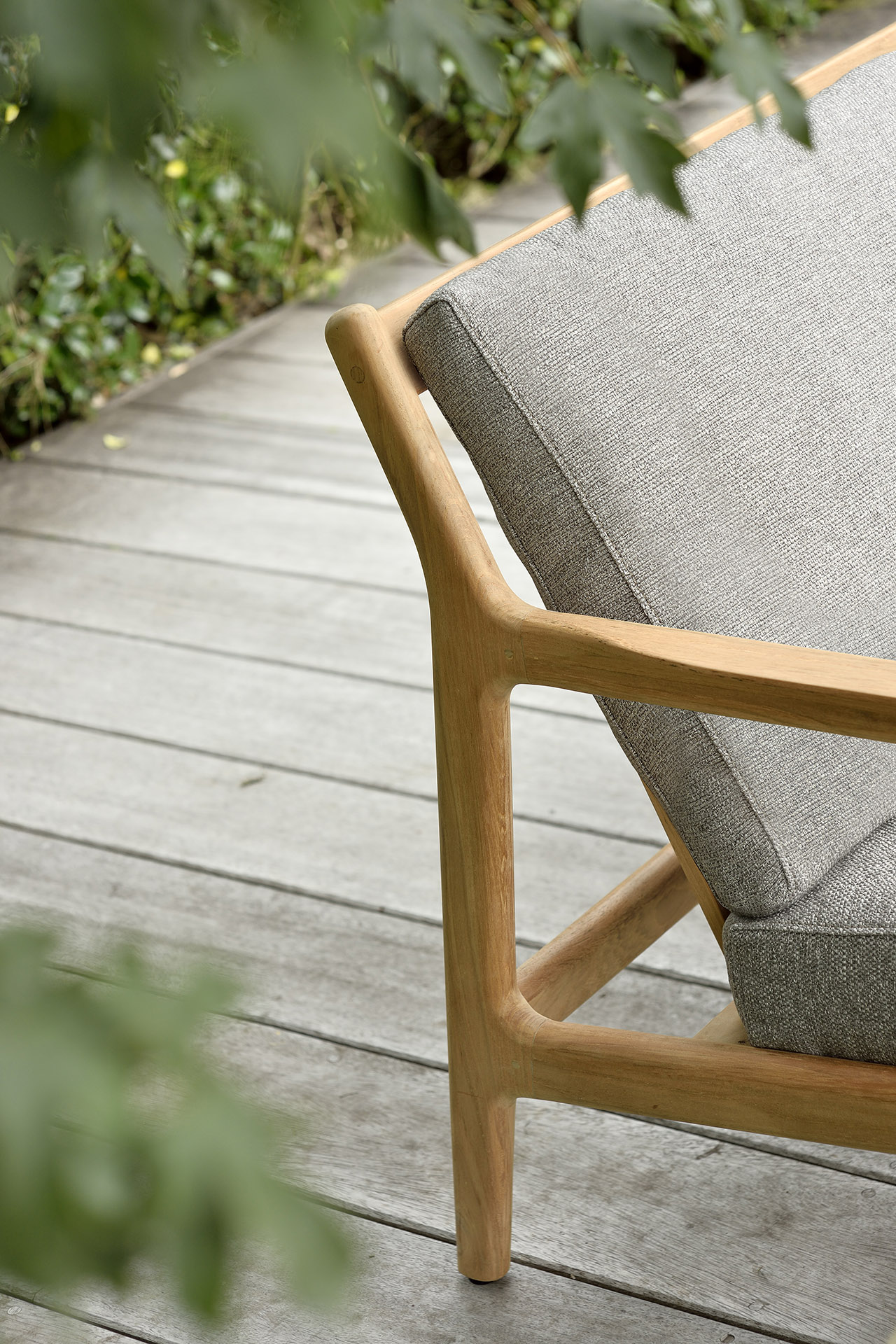 Teak Jack sofa 180 - outdoor - off white