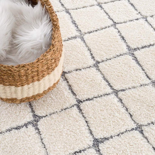 Carpet City Hochflor-Teppich »Focus 4499« rechteckig 20 mm Höhe Läufer, Boho, Hochtief-Muster/ 3D-Effekt, für Wohnzimmer, Schlafzimmer