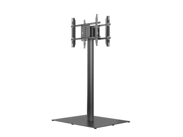 Multibrackets M Public Display Stand 180 HD Back to Back Black w. Floorbase - Stativ - for 2 LCD displays - aluminium, stål - sort - skærmstørrelse: 55