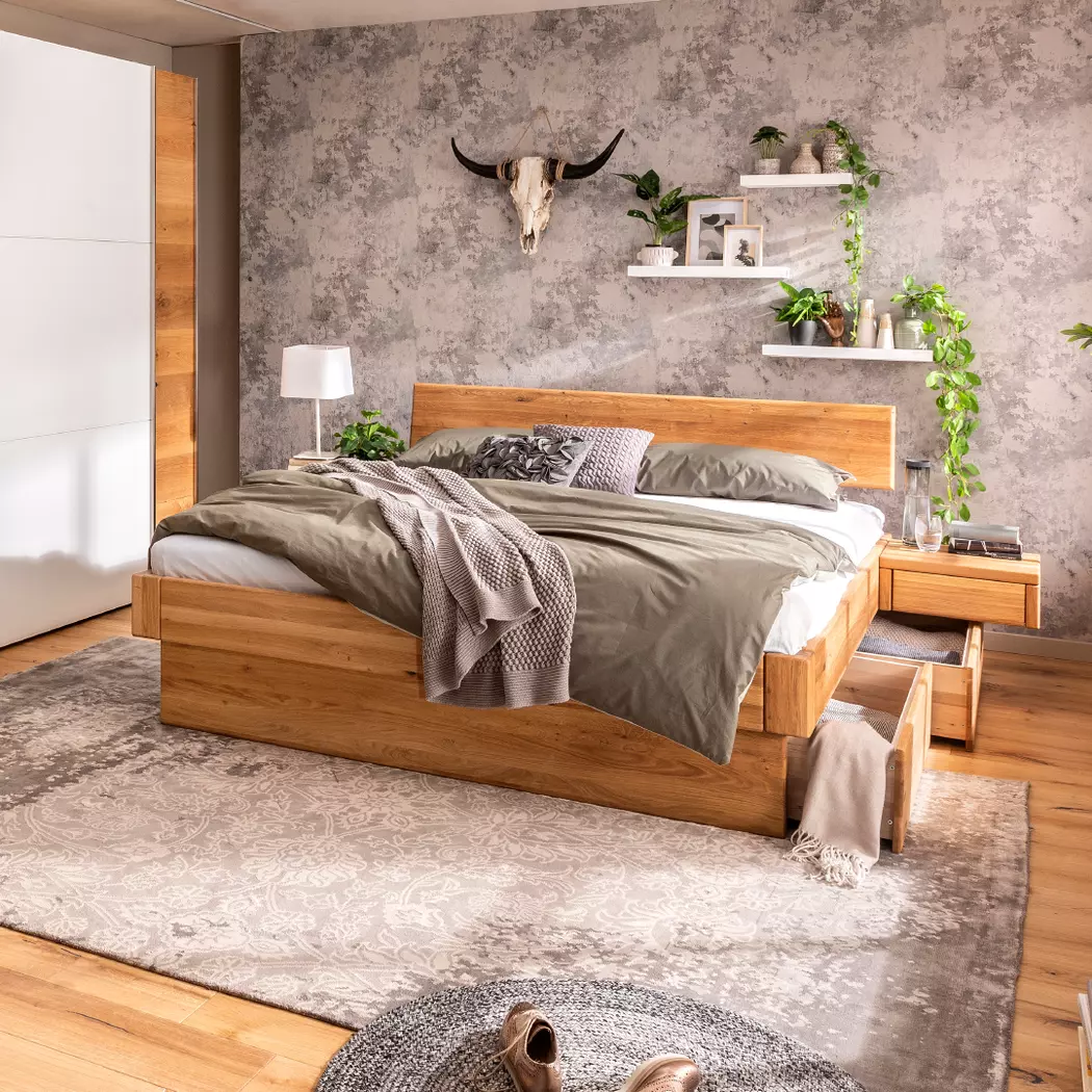 Massivholzbett Omaha 180 x 200 cm