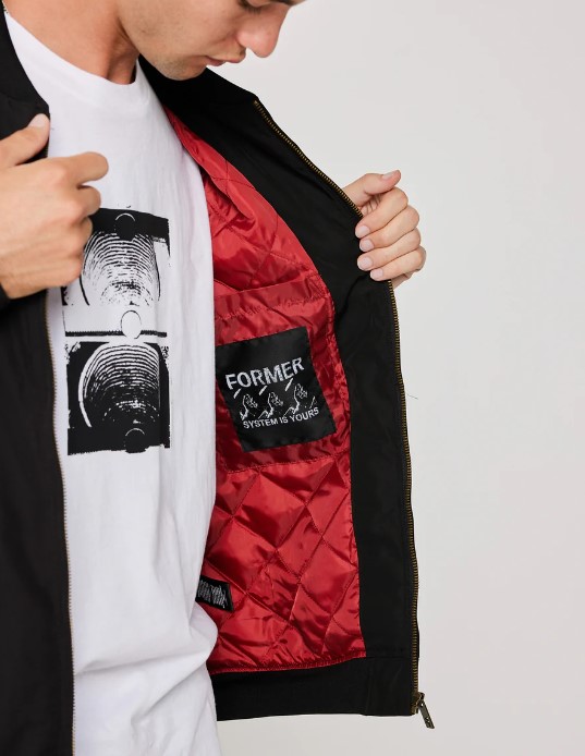 Former Varsity System Jacket Black