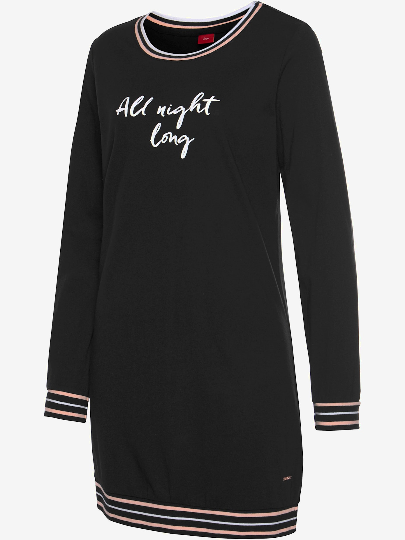 Chemise de nuit à encolure ronde