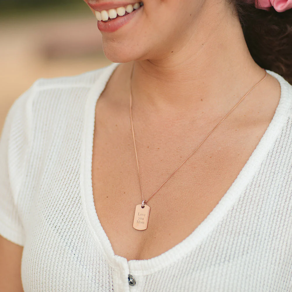 Plate Charm Kette - PURELEI