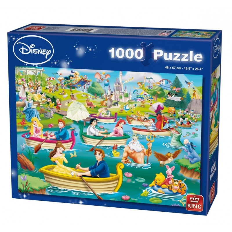 Puzzle 1000 pièces - Disney - Fun on the water
