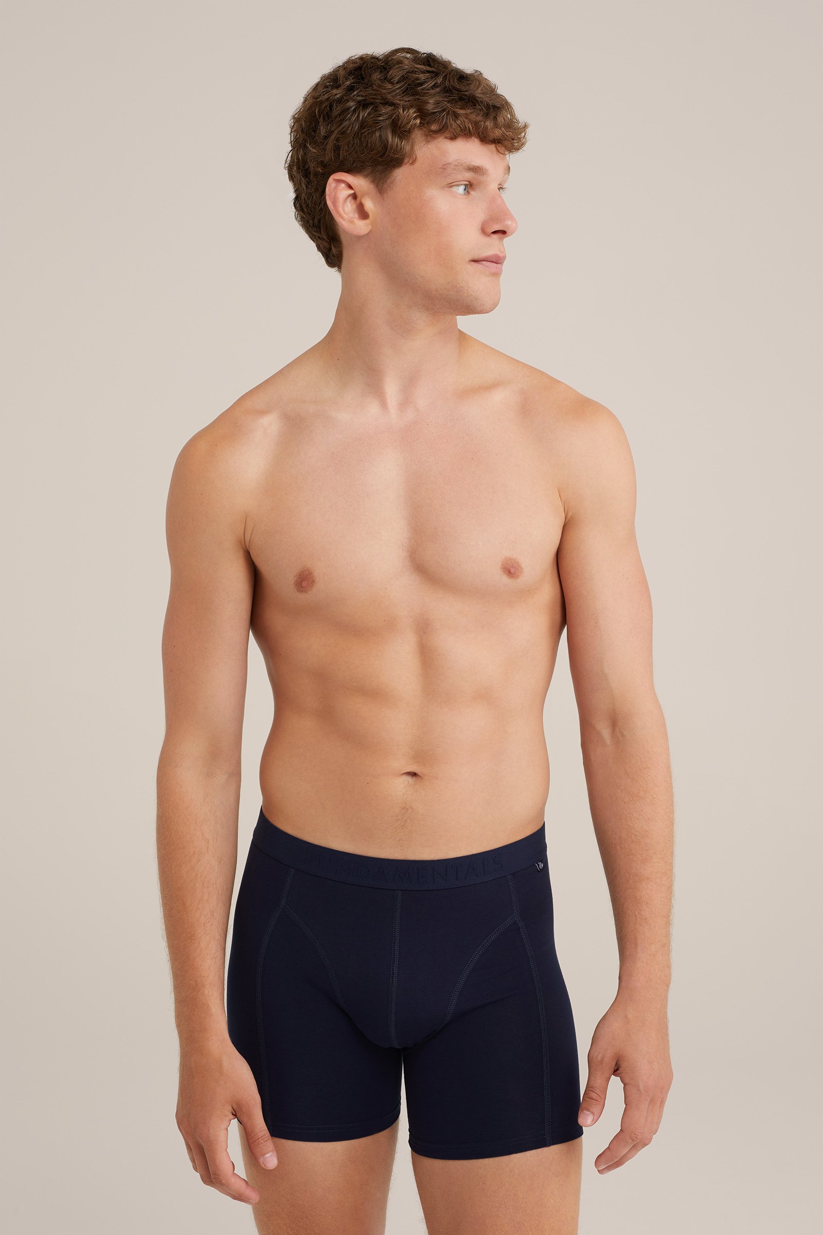 boxershort, 4-pack WE Fashion Donkerblauw