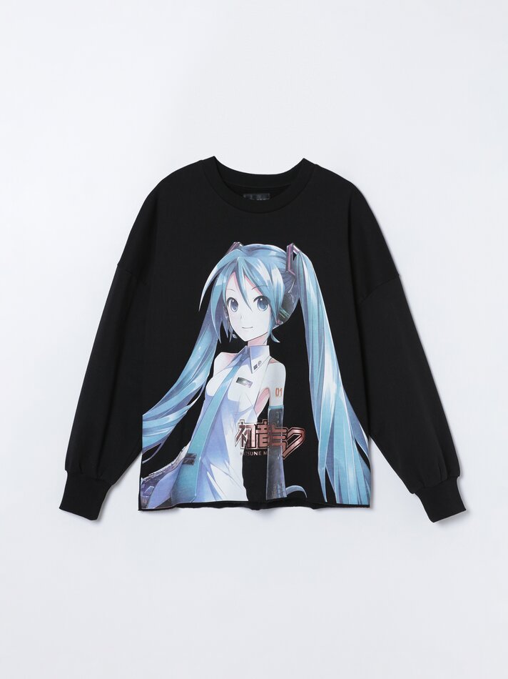 Moletom Miku Hatsune Estampado - Vigoré Preto
