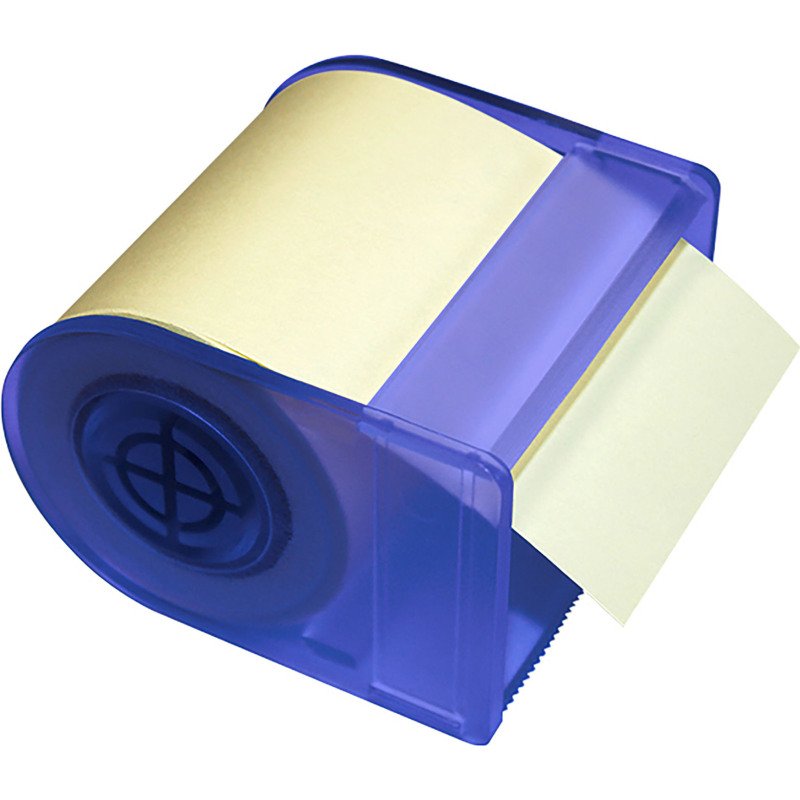 Rouleau distributeur de notes repositionnables autoadhésives Roll notes noir 60 mm x 10 m