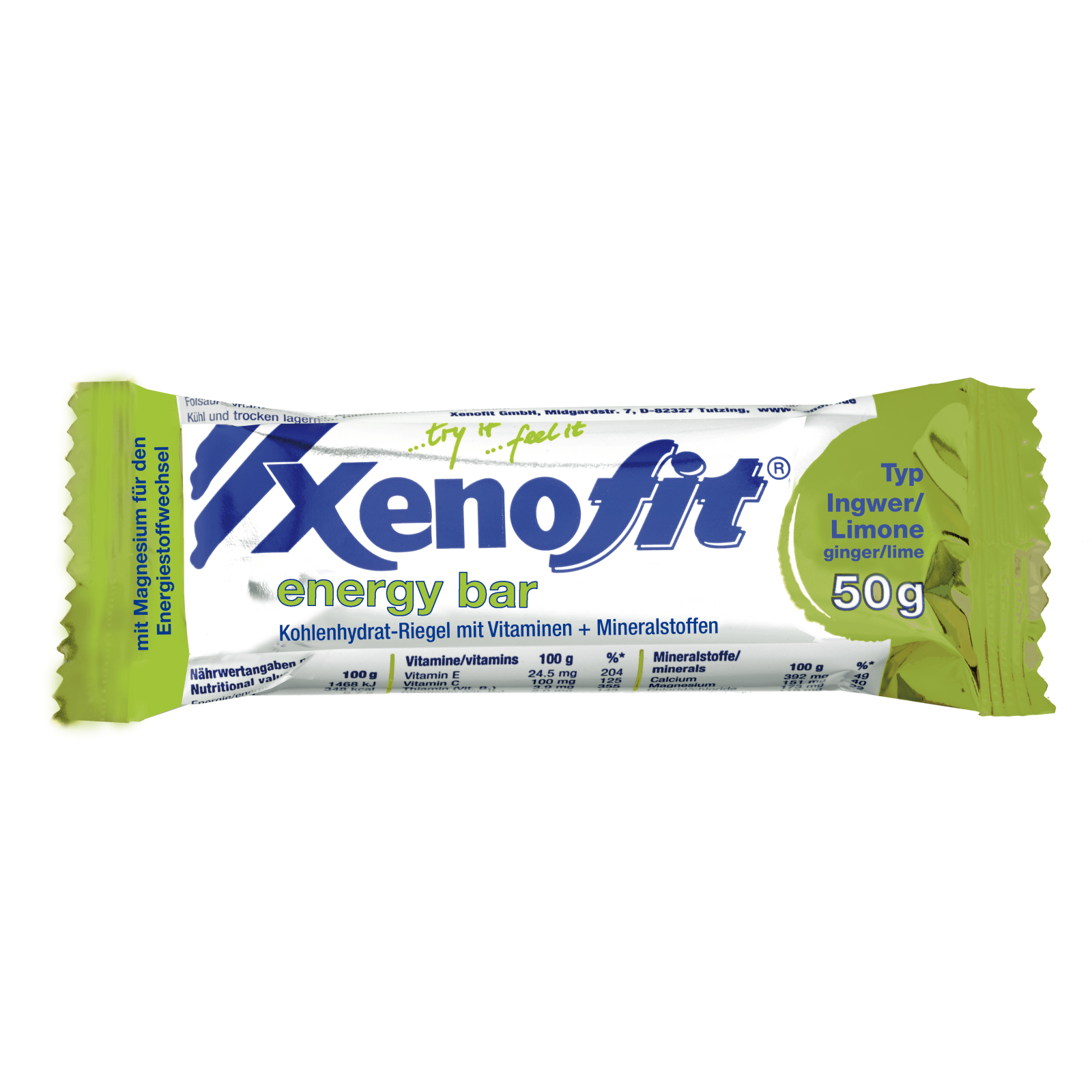 energy bar - 24x50g - Ingwer\/Limone