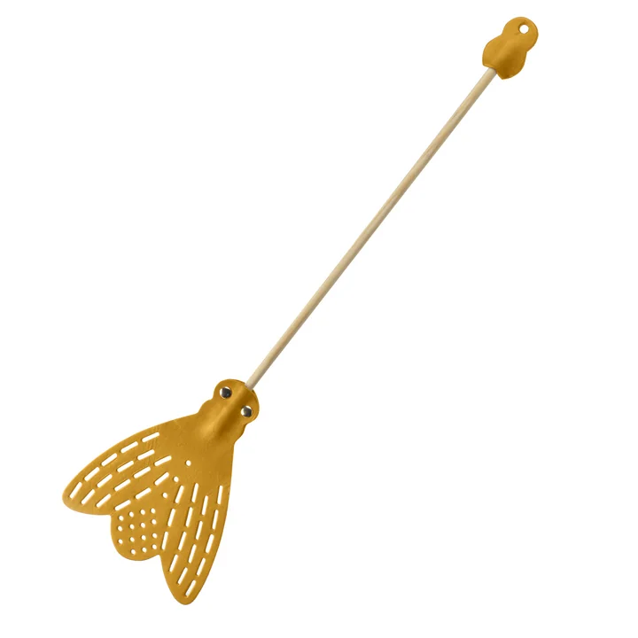 essey - Fly Fly Fliegenklatsche, Leder / hellbraun