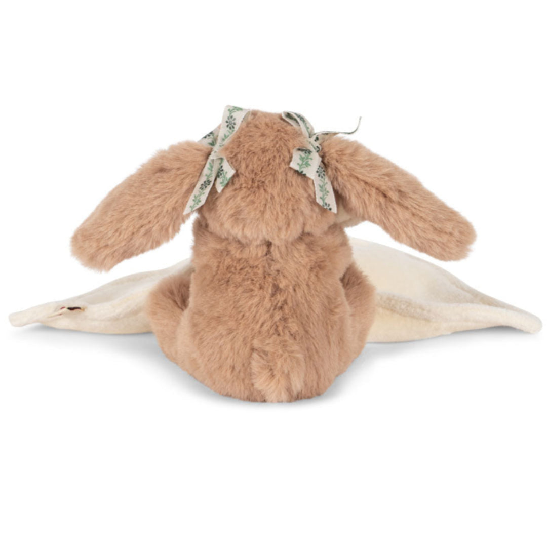konges sløjd knuffeldoek sleepy bunny - off white