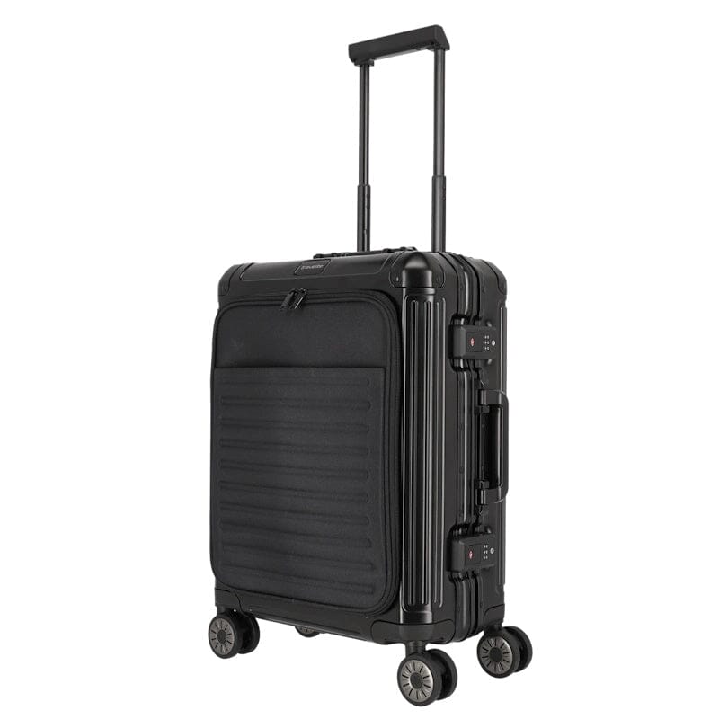 Travelite Next Trolley Frontpocket Aluminium Black