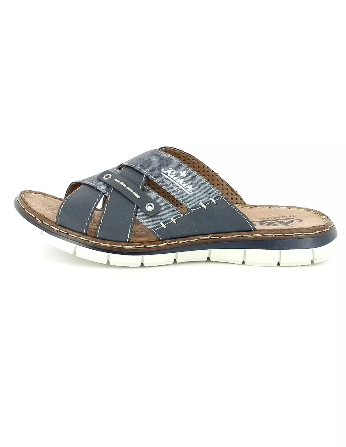 RIEKER RIEMAUVE 25199 - Sandales, mules & nu-pieds Bleufoncé