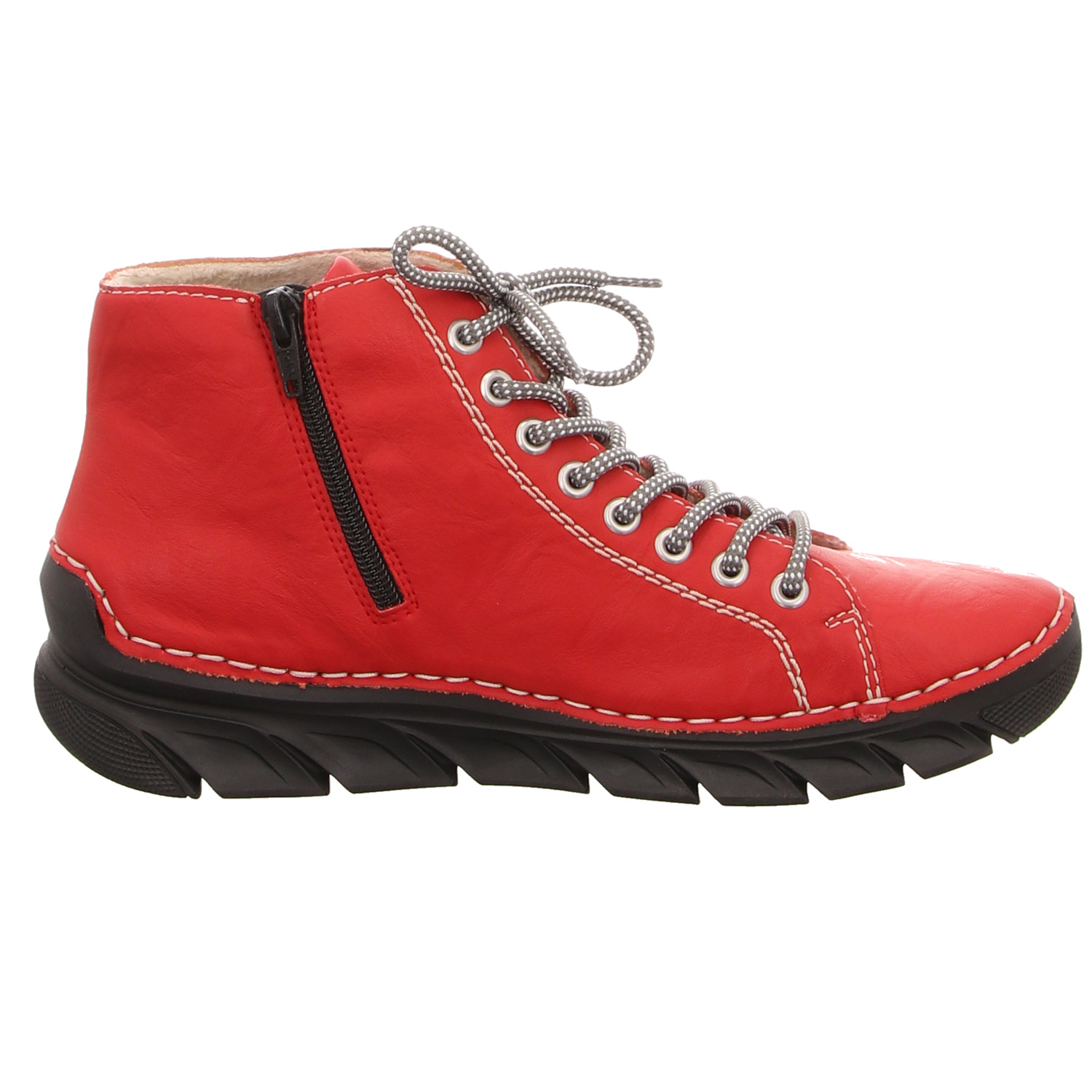 Rieker Schnürstiefel rot