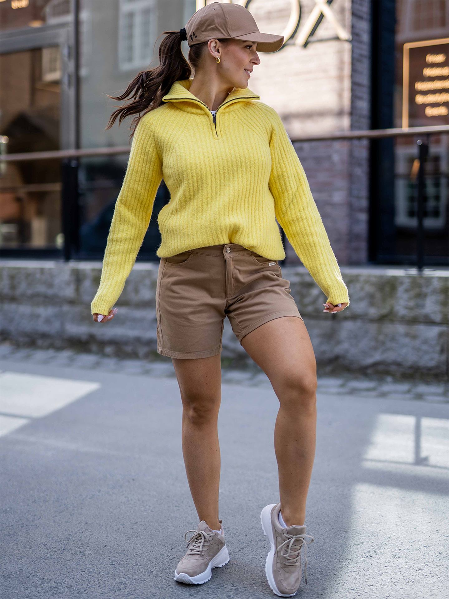 1222 Half Zip Genser