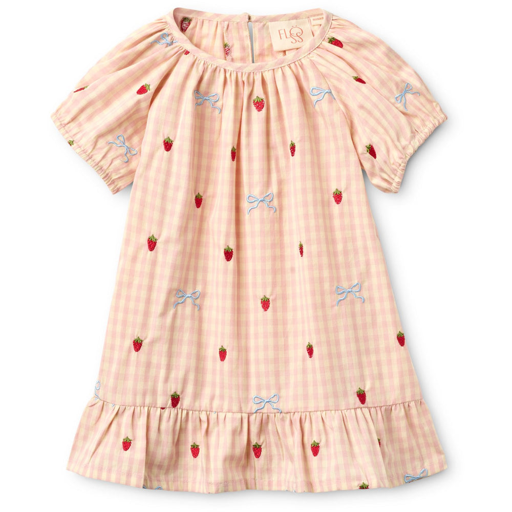 Køb Flöss Berry/bow Gingham Dolly Sløjfe Kjole