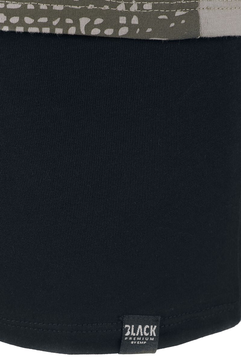 T-Shirt Double Épaisseur Avec Imprimé Frontal Détaillé | Black Premium by EMP T-Shirt Manches courtes