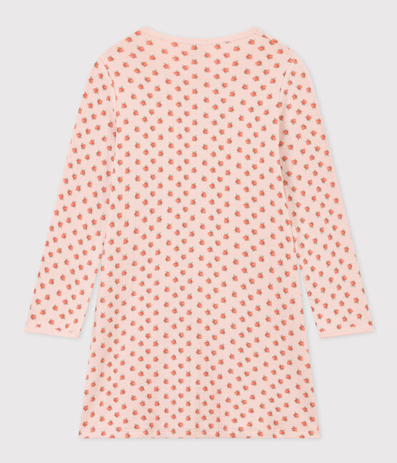 Chemise de nuit fleur petite fille en tubique
