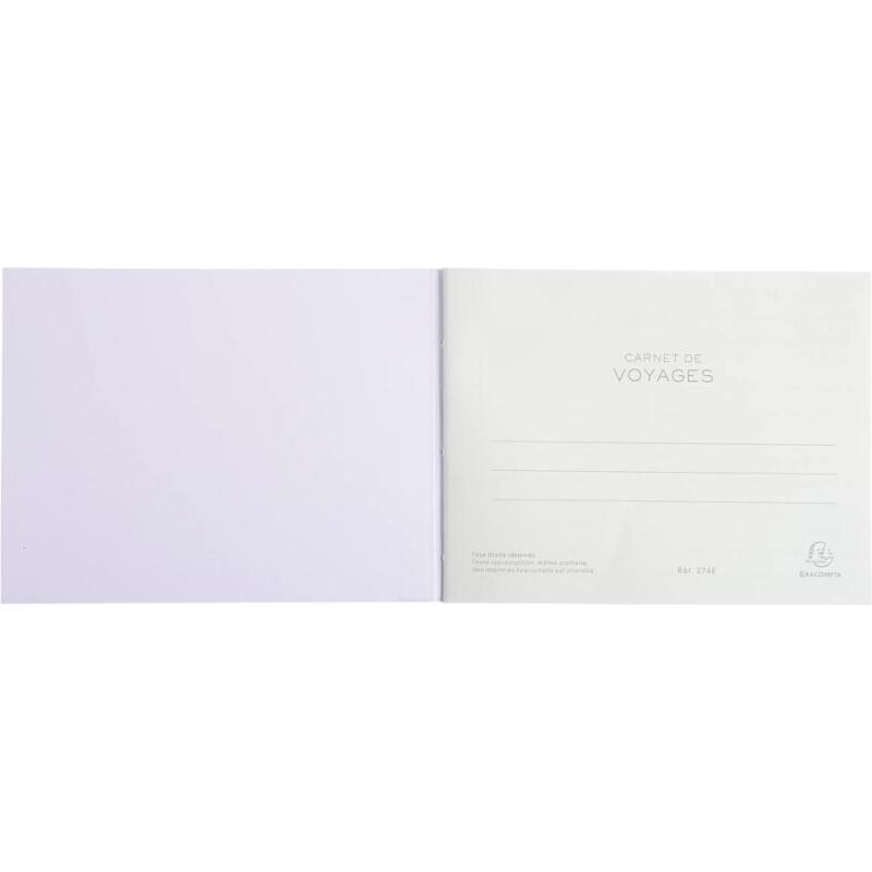 Carnet de voyages pocket 11x15cm 40 pages