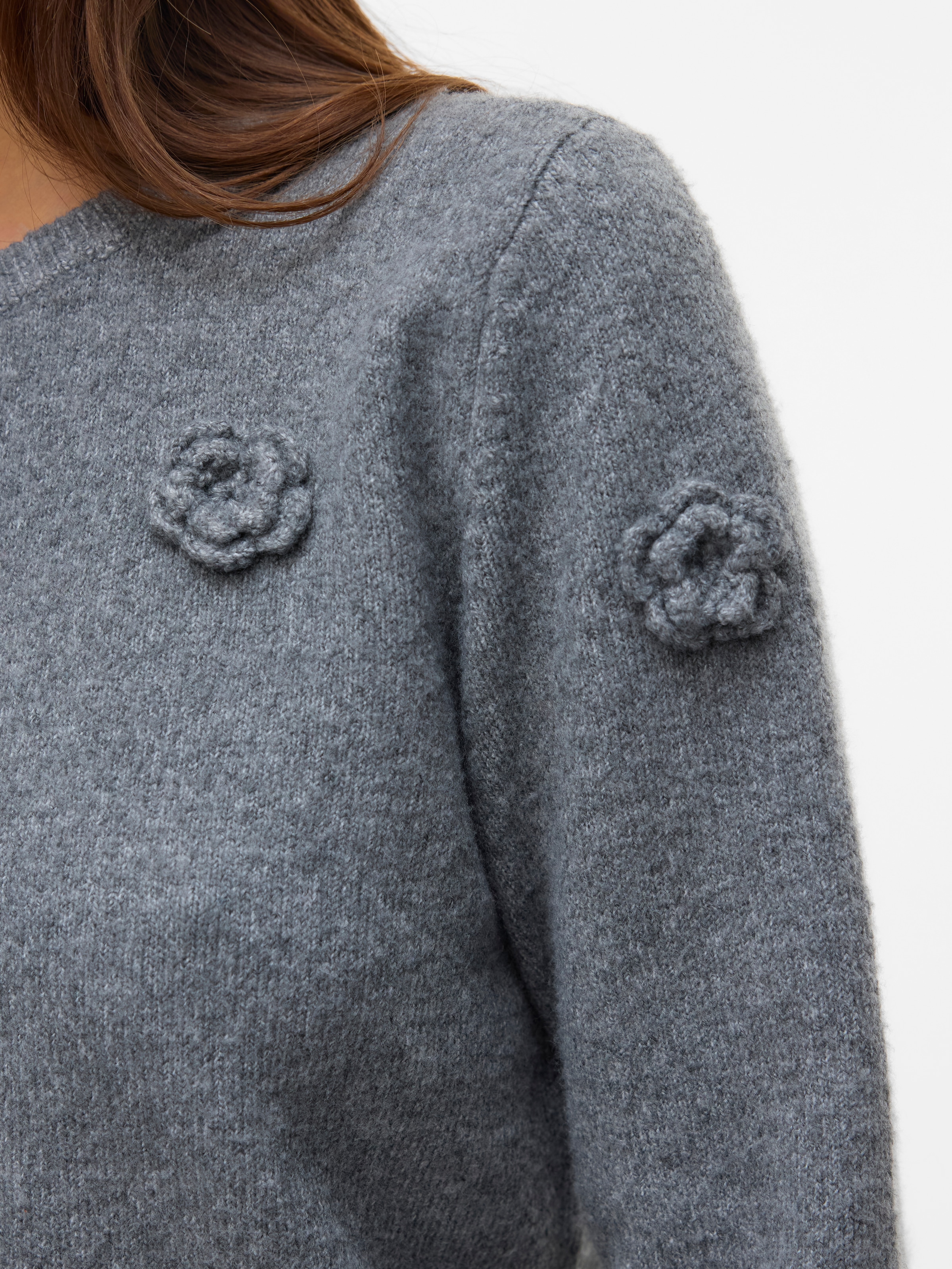 Vero Moda Rundhalspullover »VMROSE LS O-NECK PULLOVER BOO«