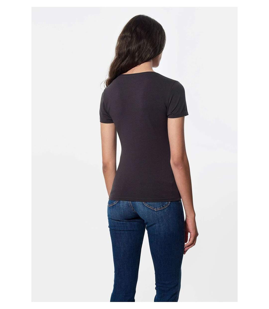Tee shirt stretch en coton  -  Kaporal - Femme
