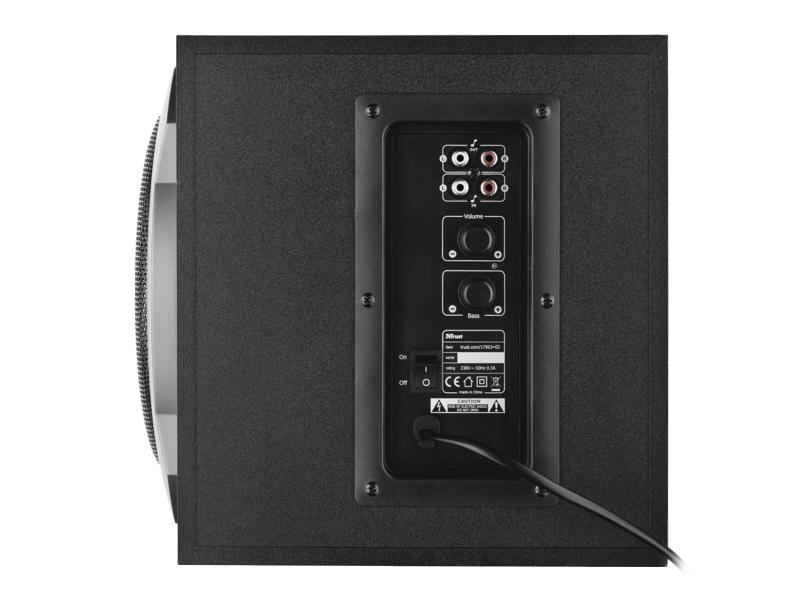 Trust PC-Lautsprecher GXT 38 Tytan 2.1 Leistungsstarkes 2.1-Lautsprecherset für PC, Laptop, TV-Gerät, Smartphone und Tablet
