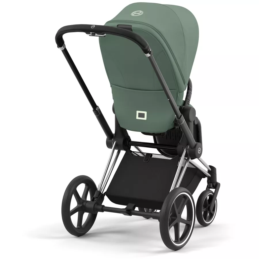 cybex PLATINUM Kombikinderwagen New Priam Chrome Black Leaf Green
