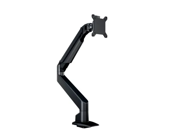 Multibrackets M VESA Gas Lift Arm Single HD - Monteringssæt (drejelig arm, klemme til montering på skrivebord) - for fladt panel - aluminium - sort - skærmstørrelse: 15