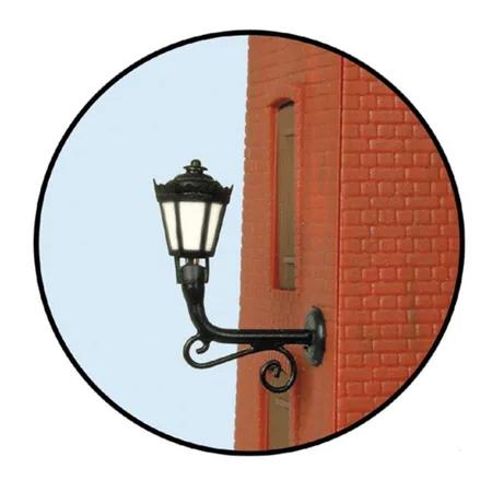 Viessmann - Wandlaterne, LED warmweiß, Spur N