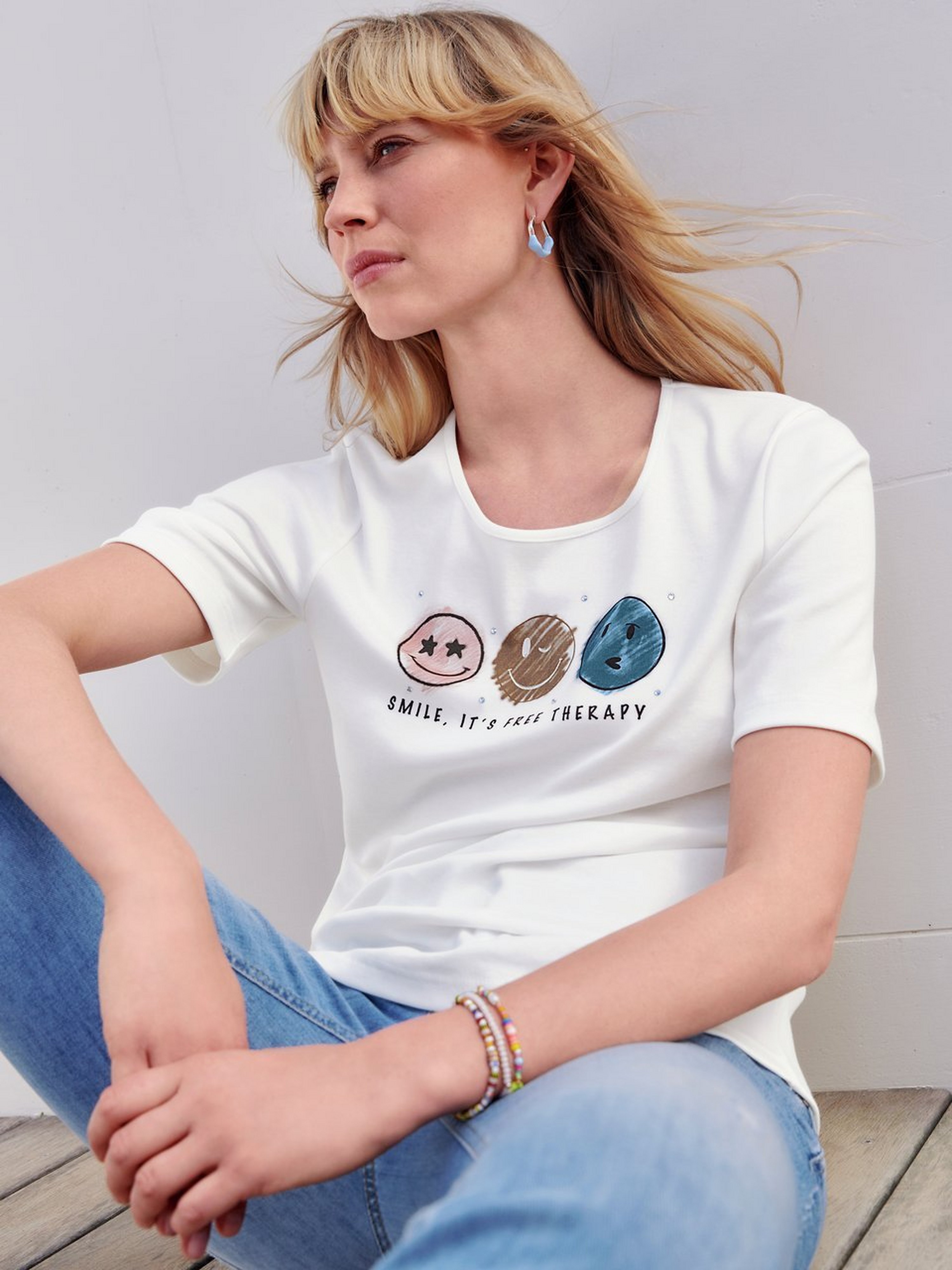 Shirt mit 1/2-Arm