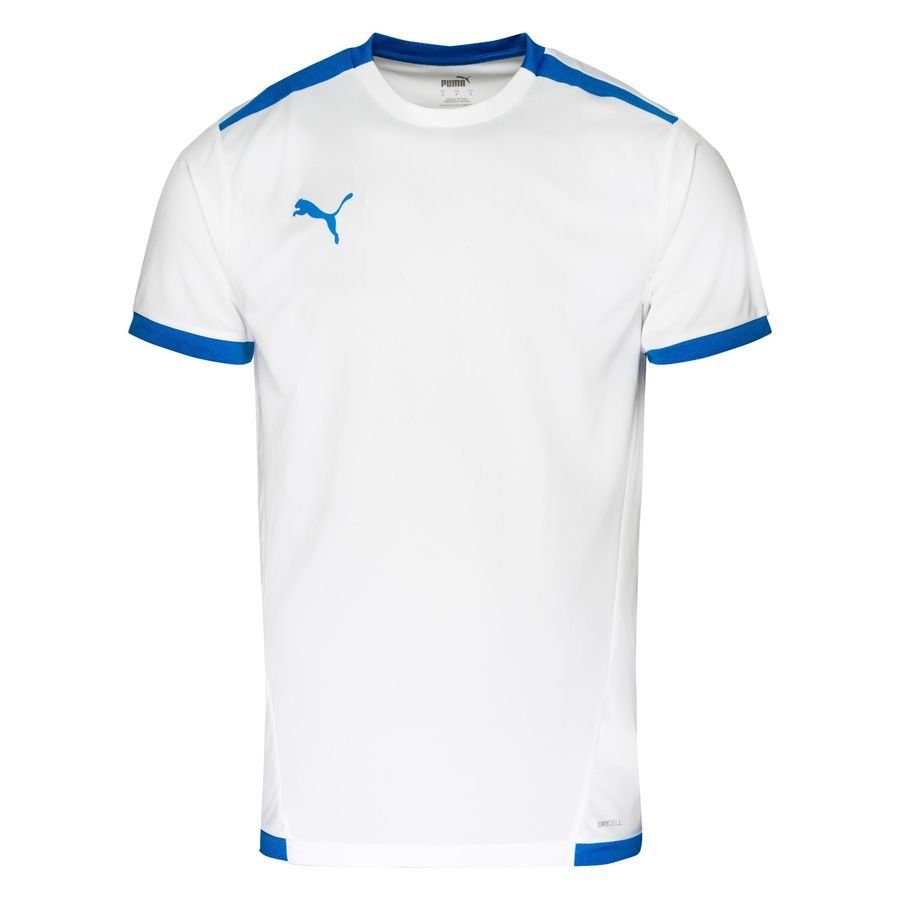 PUMA T-shirt d'Entraînement teamLIGA - Blanc/Bleu