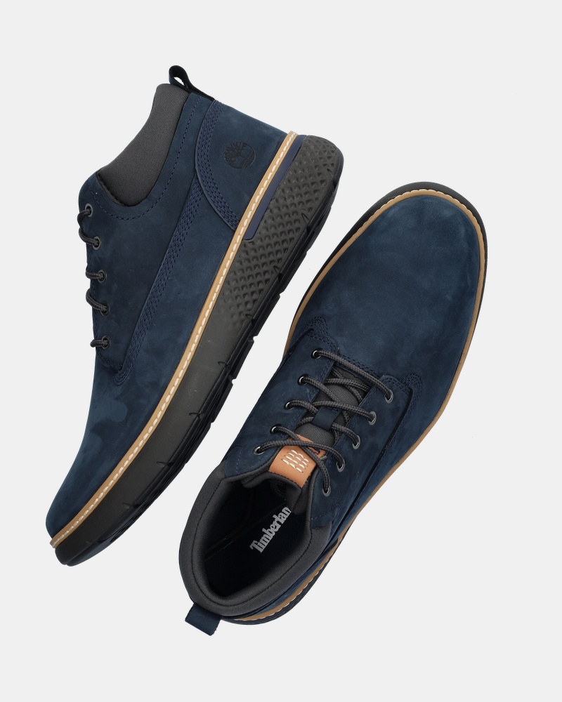 Timberland Cross Mark Veterboots  - blauw