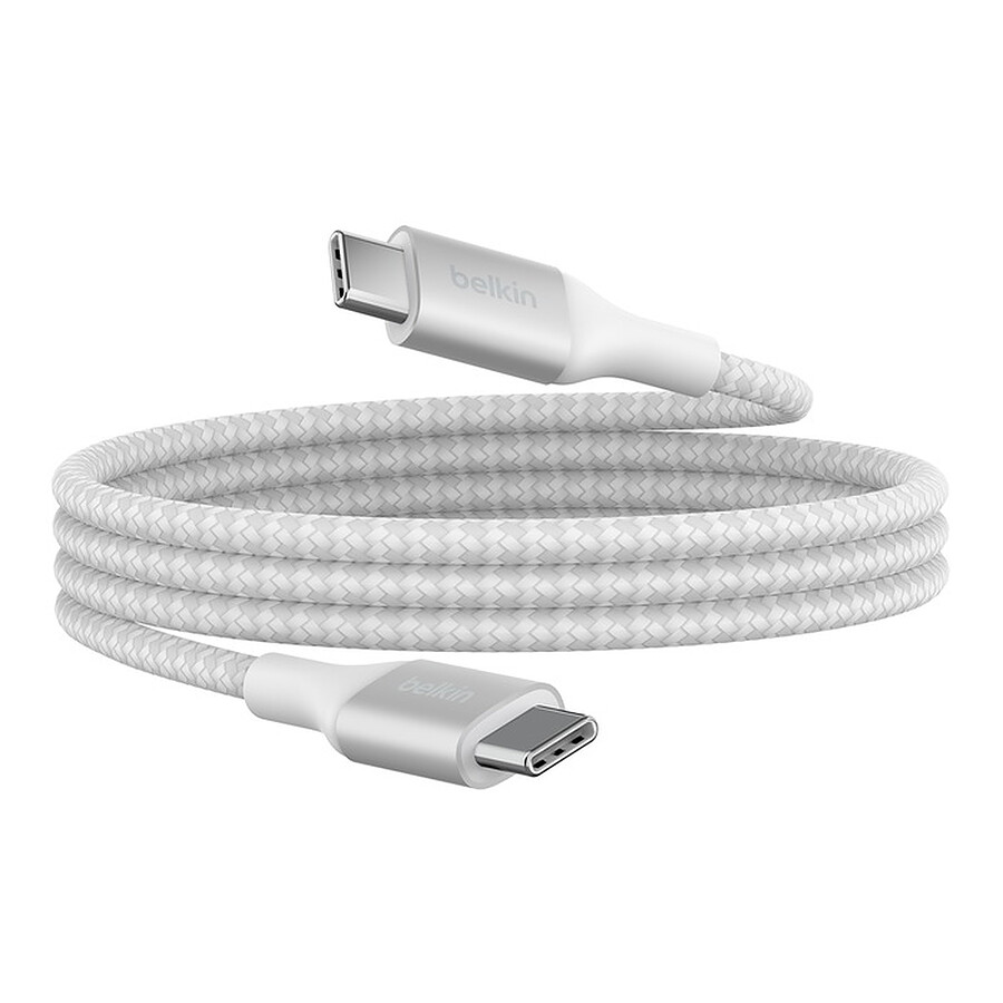 Belkin Câble USB-C vers USB-C 240W - renforcé (blanc) - 1 m