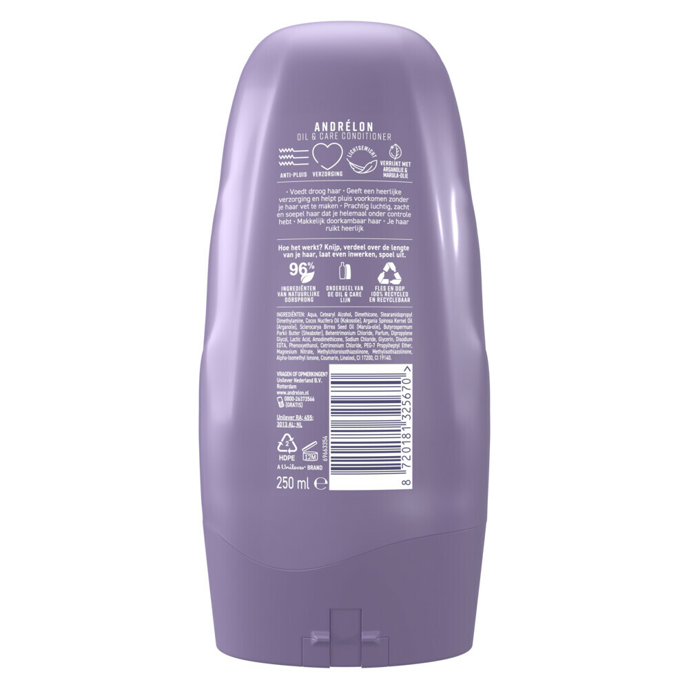 6x Andrelon Conditioner Oil & Care250 ml