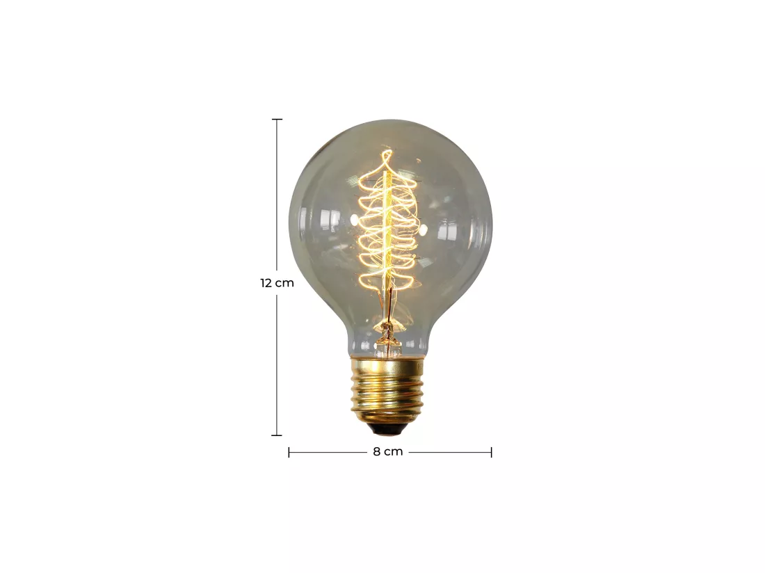 Ampoule Edison Vintage - Spiral Transparent