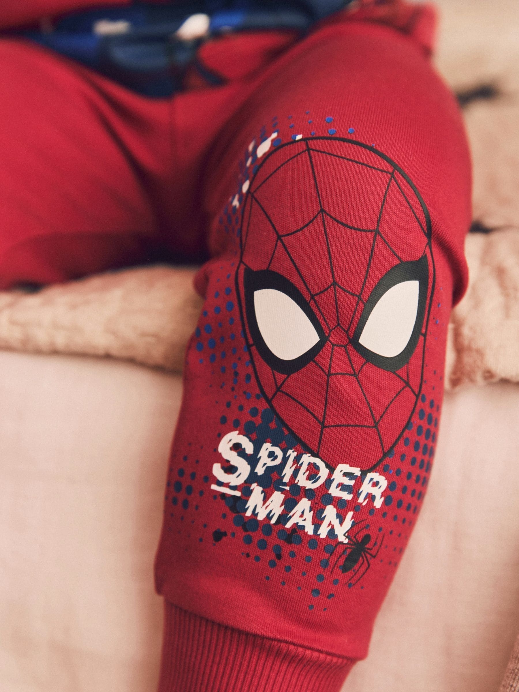 Rood/marineblauw Spiderman - Verpakking van 2 knusse pyjama's (12 mnd-10 jr)