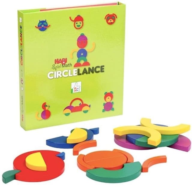 Kreativt puslespil med cirkler