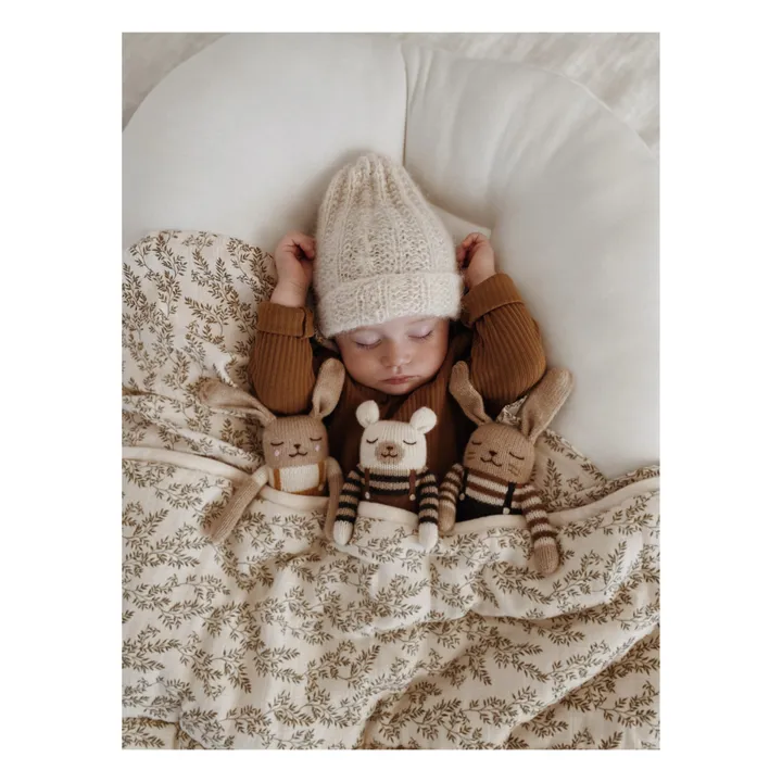 Main Sauvage Doudou Lapin salopette | Noir