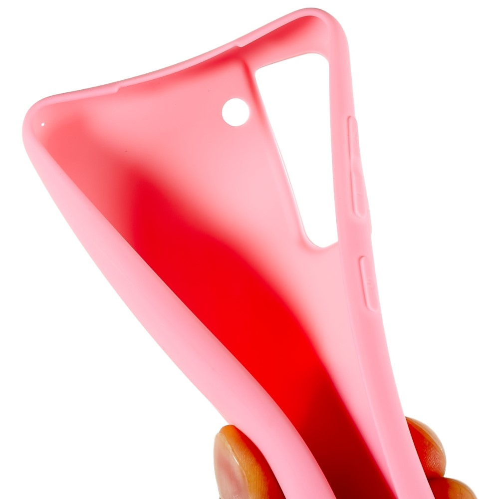 Samsung Galaxy S21 FE Gummi Case Schutzhülle - Rosa (Matt)