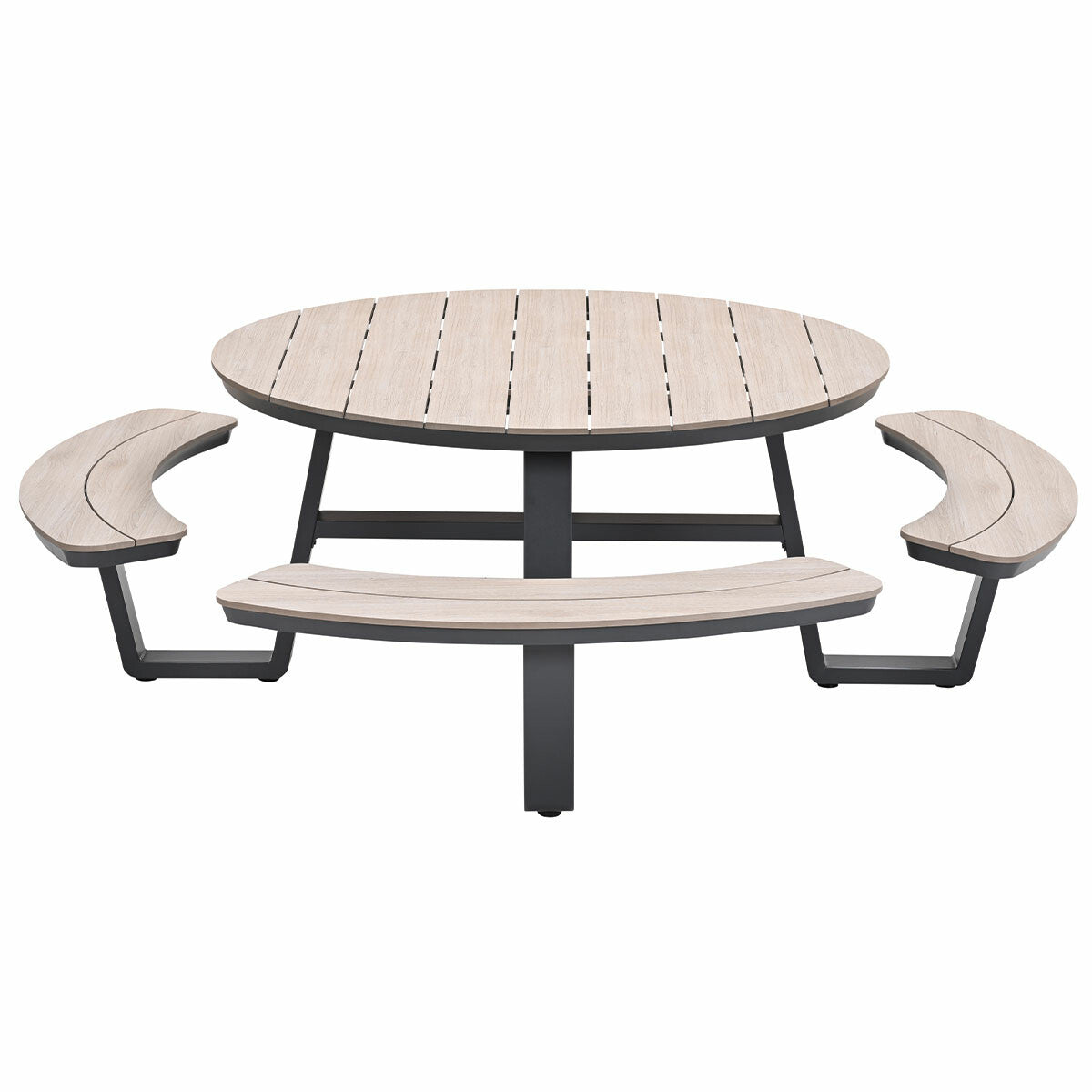 Garden Impressions Sarria picknick set Ã148 x 75 - donker grijs