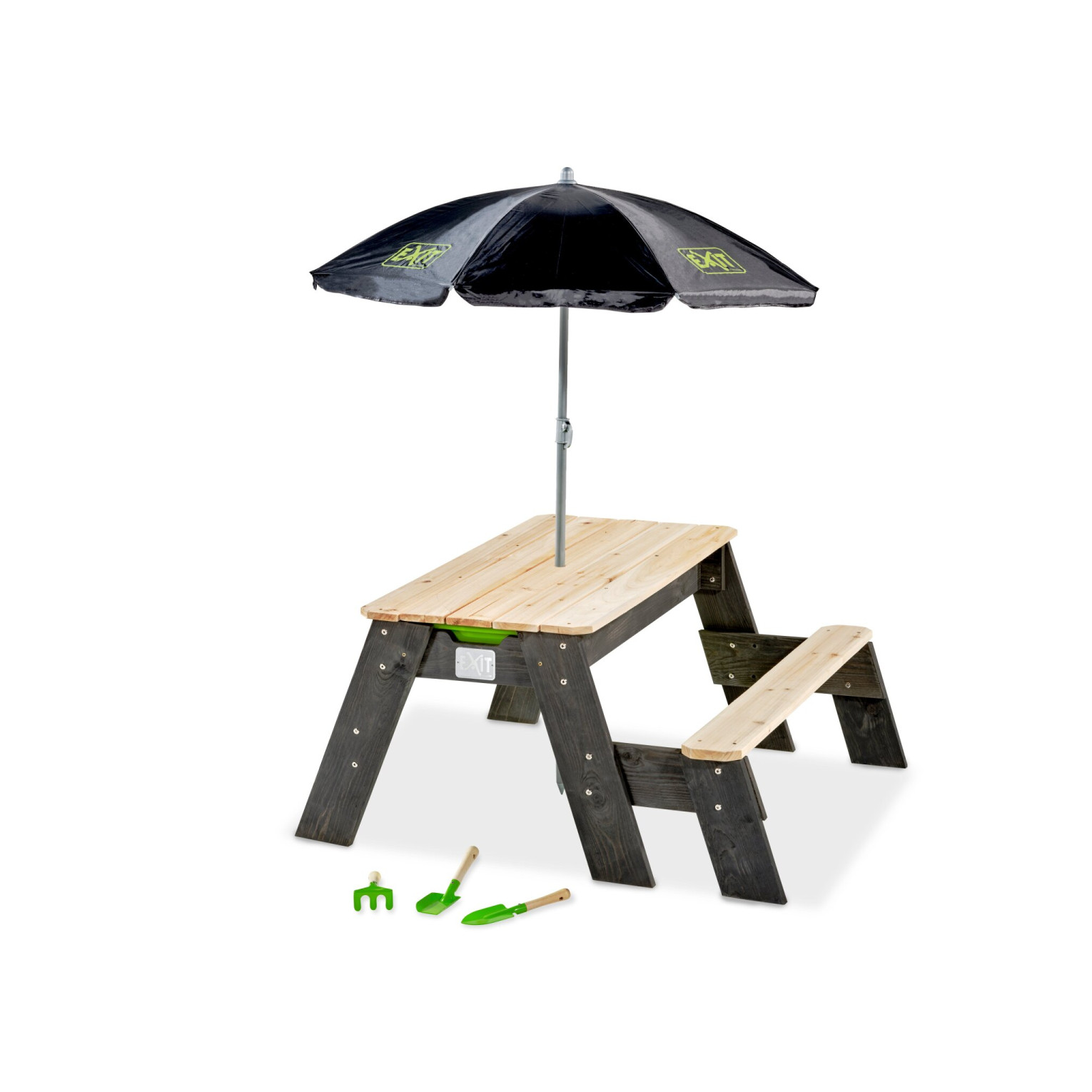 EXIT Aksent zand-, water- en picknicktafel (1 bankje) met pa