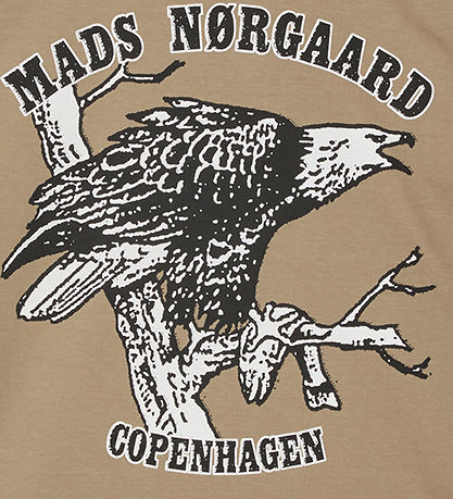 Mads N?rgaard T-shirt - Theo - Lead Gray