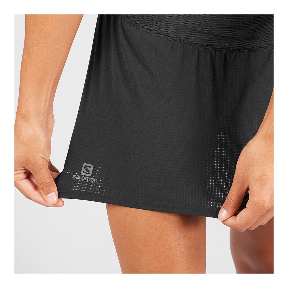 Salomon SENSE - Jupe-short Femme black