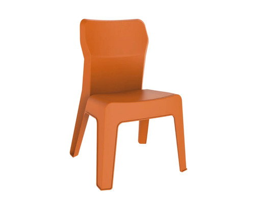 Jan kinderstoel van kunststof, 38x38,6x59,5 cm, oranje
