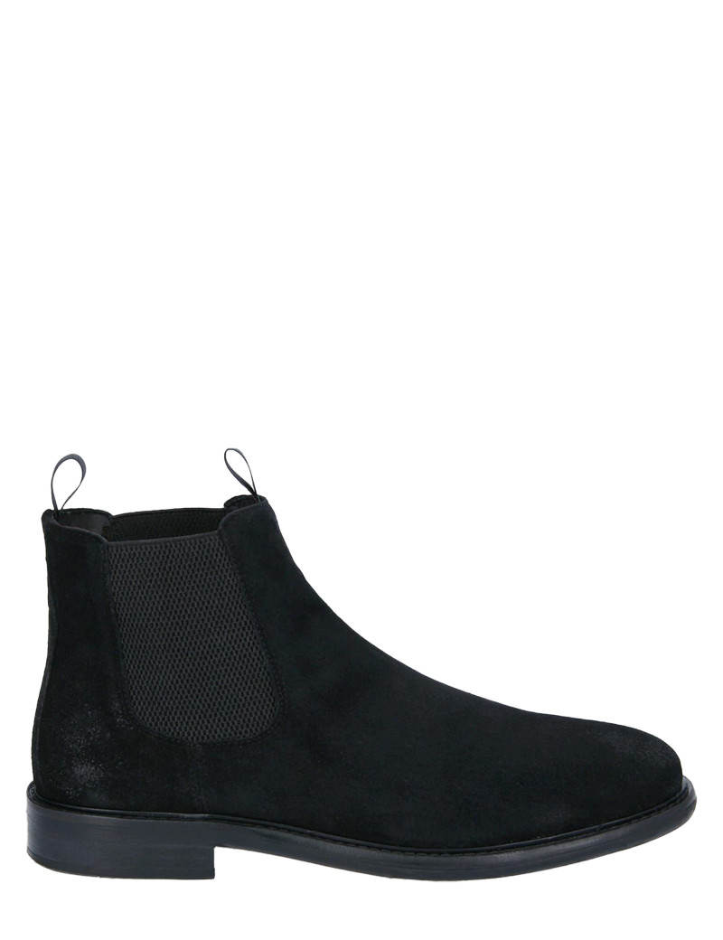 SCHMOOVE BOTTINES HOMME PILOT CHELSEA SUÈDE NOIR