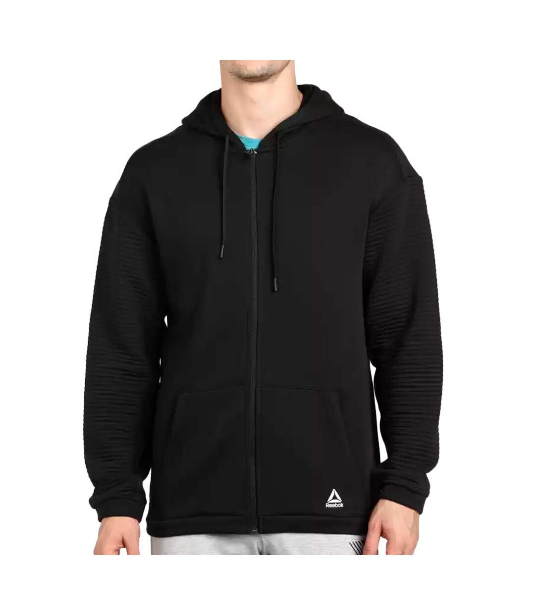Sweat zippé Noir Homme Reebok Workout