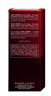 Tabac Original Eau De Cologne Splash 100ML