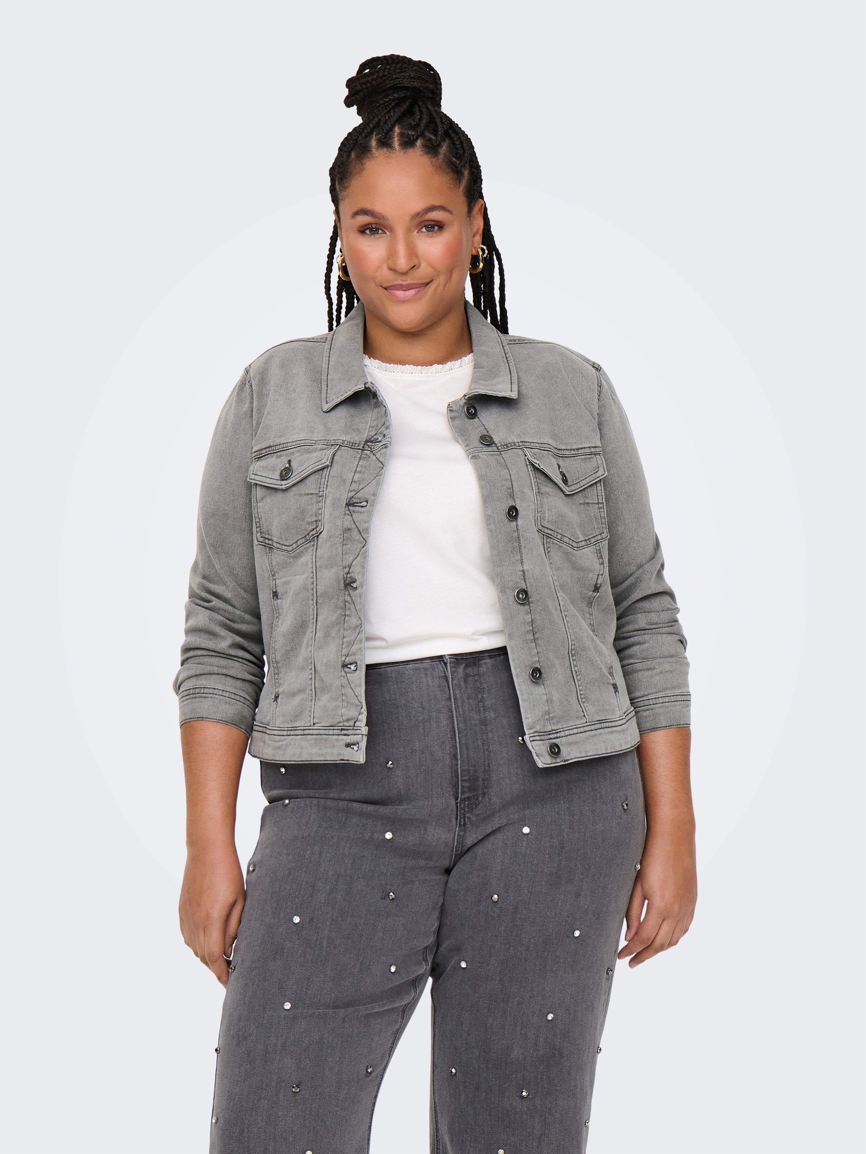 CARWESPA Jeansjacke Medium Grey Denim