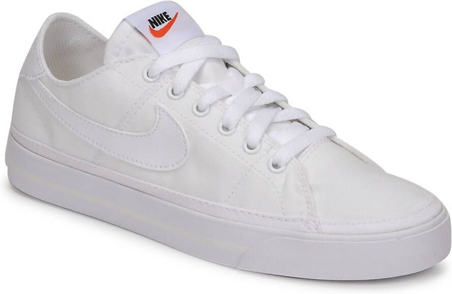 Nike Court Legacy Canvas Sneakers Wit Heren