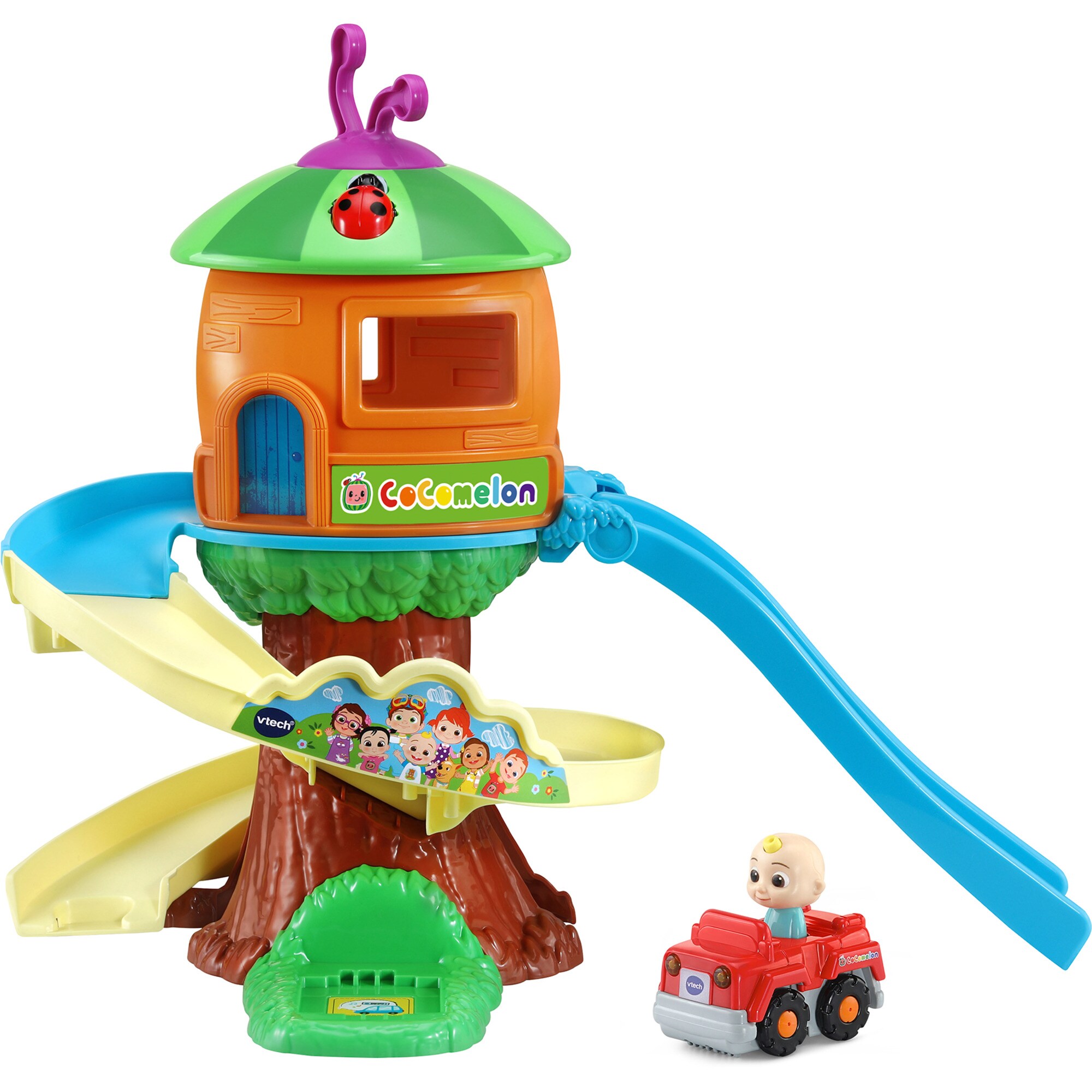 Vtech Spielgebäude Tut Tut Baby Flitzer - CoComelon JJs Baumhaus Schienenset