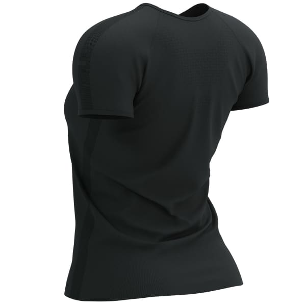 T-shirt running COMPRESSPORT TRAINING SS LOGO TSHIRT W BLACK